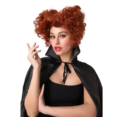 Queen Of Hearts Witch Sanderson Sisters Fancy Dress Ginger Curly Wig • £14.99