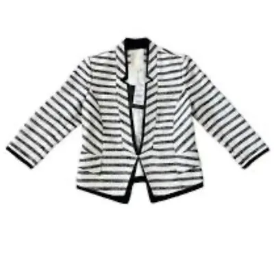 McGinn Blazer Elizabeth Tweed Jacket Size 8 Nordstrom • $32