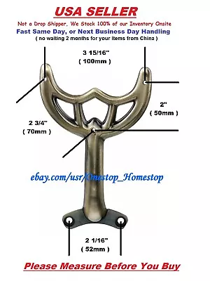 1 - 52  Antique Brass Ceiling Fan Blade Arm Replacement Bracket  Brand NEW • $7.49