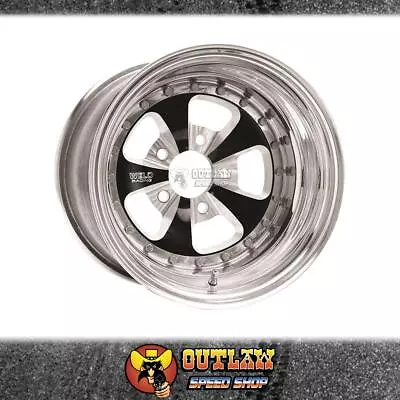 Weld Wheel Classic Rt 15  X 10  3.5  Bs Fits Chev/hq Wheel Blk - We795b-510276 • $1110.60