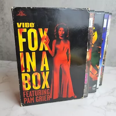 Vibe Fox In A Box - Foxy Brown/Coffy/Sheba Baby DVD 2005 4-Disc Set • $34.99