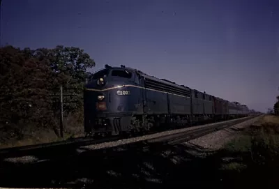 Vtg 35mm Slide Wabash Railroad Train Diesel Engine #100 Ectachrome • $3.99