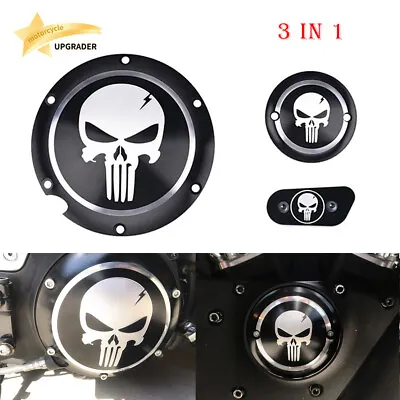 Skull Accessories Engine Derby Timer Cover For Harley Sportster XL883 1200 48 72 • $49.50