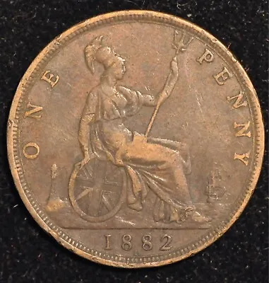 Penny 1882 H Victoria Bun Head GF (T57) • £12.99