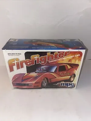 MPC FIRE FIGHTER CORVETTE FUEL FUNNY CAR MODEL KIT 1-0702 NEW Sealed • $119