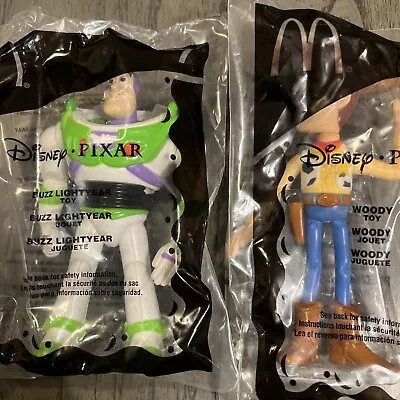 Lot McDonalds Toys 2005 Toy Story  Sheriff Woody & Buzz Lightyear Figures • $18.95