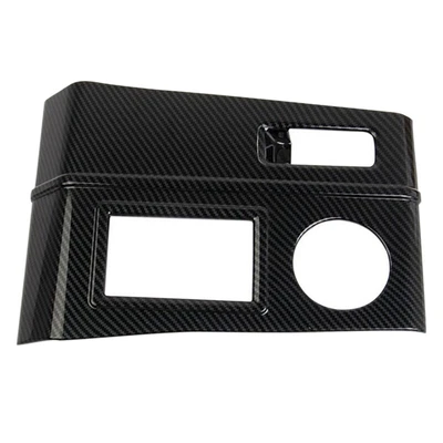 $36.29 • Buy For 2022 Mitsubishi Outlander Carbon Fiber Console Gear Shift Panel Trim Covef