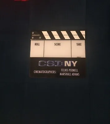 CSI New York Clapperboard Slate TV Show T.V. CBS NYPD Sinise Kanakaredes NY • $91.64