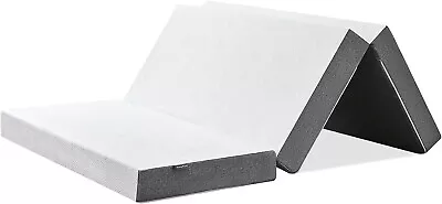 Inofia Tri Fold Mattress Small Double10cm Memory Foam Mattress Folding Mattress • £74.99