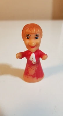 $64.99 • Buy 1977 Ideal Mister Mr. Rogers Lady Elaine Fairchilde Musical Trolly Finger Puppet