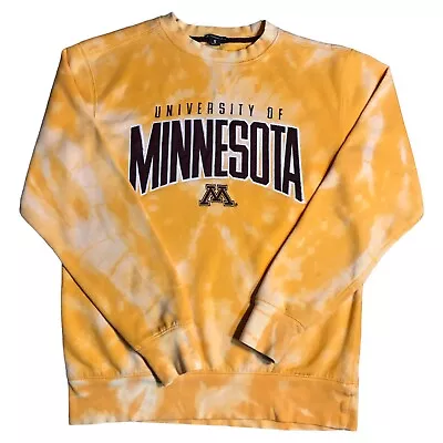 Minnesota Gophers Crewneck Mens Tag Small Champion Sweatshirt Tie Dye Acid Wash • $24.97