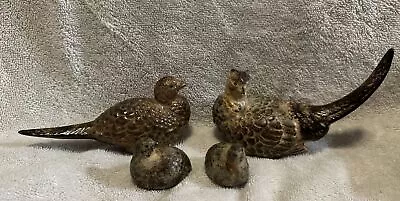 Vintage OMC Japan Porcelain Ceramic Partridge  Or Quail Birds  Lot Of 4 • $28.90