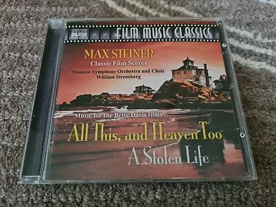 All This And Heaven Too + A Stolen Life Cd Album Naxos Max Steiner Film Scores • £7.95