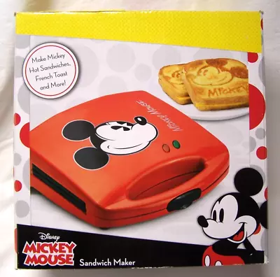 NEW Disney Mickey Mouse French Toast Hot Sandwich Maker DCM-51 600W FREE SHIP • $44.95