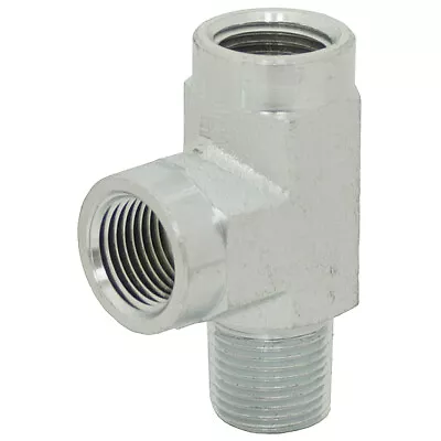 1/4  NPT Male X 1/4  NPT Female Street Tee 5602-04-04-04 Adapter 9-5602-4-4-4 • $3.20