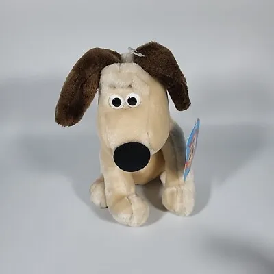 WALLACE & GROMIT Vintage Sitting Gromit Dog Plush Soft Toy By BORN TO PLAY 1989 • £13.99