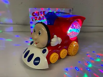 Bump & Go Train Flashing Disco Lights Music Sound Toddler Toys Boys Girls Boxed • £9.99