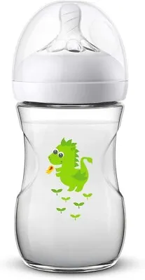 £12.99 • Buy Philips Avent Natural Feeding Bottle With Dragon Design, 260ml – SCF070/24