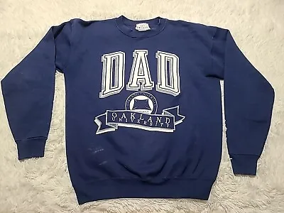 Oakland University DAD Crewneck XL Sweatshirt Rochester Hills Michigan VTG USA • $22.32