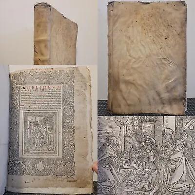 Bibliorum Opus Sacrosanctum Vulgatis 1541 ~ Rare Post Incunable Bible ~ Woodcuts • $2926.44