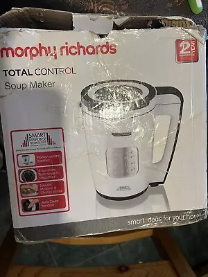 £50 • Buy Morphy Richards 501020 Total Control Soup Maker - White