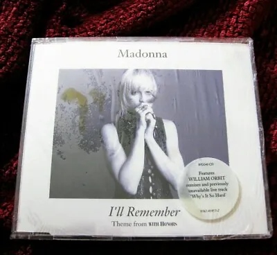 Madonna Sealed I'll Remember Cd Single Remixes Promo Alt. Cover Lp Edits Import  • $40