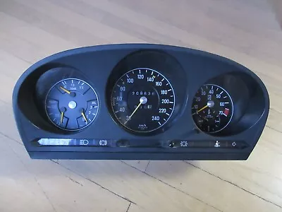 Mercedes R107 SL Series Euro VDO Speedometer Instrument Cluster 240 Km/h Works • $417.86