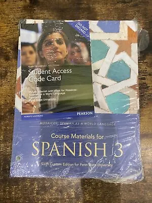 Mosaicos: Spanish As A World Language Course Materials For Spanish 3 W/Access Cd • $63.99