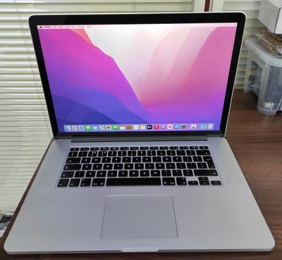 £429 • Buy Apple Macbook Pro Retina Mid 2015 IG A1398 15  I7-4870HQ 16GB 500GB SSD Monterey