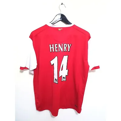 Thierry Henry 2006 2008 Arsenal Football Shirt Large • £69.99