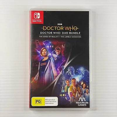 Doctor Who Duo Bundle - The Edge Of Reality / Lonely Assassins - Nintendo Switch • $36.90