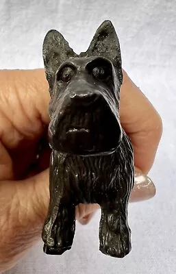 Vintage 2 3/4”L Cast Metal Scottie Dog Figurine Rock City Souvenir Occ Japan • $19.99
