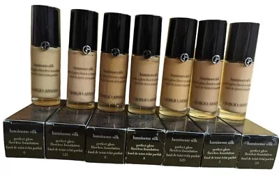 Giorgio Armani Luminous Silk Perfect Glow Flawless Foundation PICK A SHADE 18ML • $50