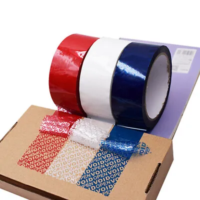 50M Tape Security Seal Tamper Proof Warranty Void Anti-Fake Label Tape Sticker • £14.81