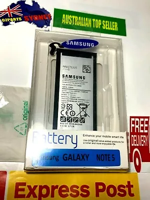 NEW ORIGINAL SAMSUNG GALAXY Note 5 SM-N920 N920i EB-BN920ABE  Li-ion BATTERY • $36.90