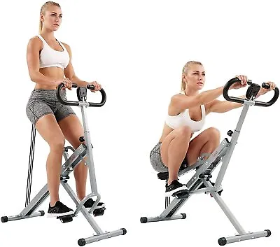 $107.50 • Buy Health Fitness Upright Row-N-Ride Rowing Machine, Squat Assist Full Body Workout