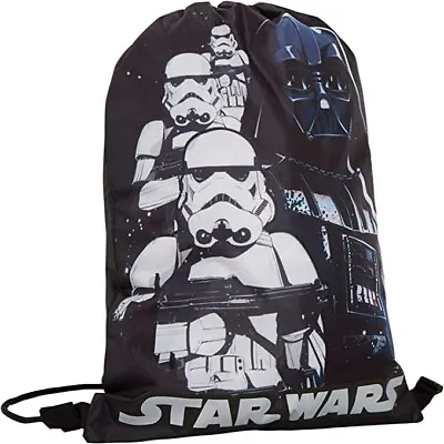 £3.99 • Buy Boys Star Wars Drawstring Gym Bag Sports Swimming School PE Kit Bag Drawstring