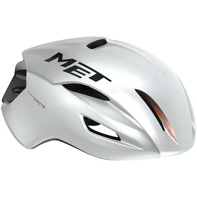 MET Manta MIPS Road Tri/TT Helmet In-Mold EPS Glossy White Holographic Large • $299