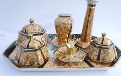 £79 • Buy Noritake Dressing Table Set, Decorated With Birds