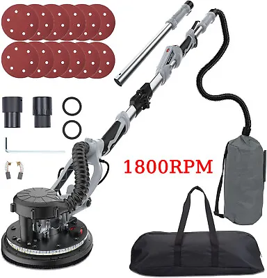 Drywall Sander 850W Vacuum System Folding Variable Speed 1800RPM LED Strip Light • $109.98