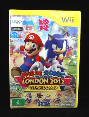 Mario And Sonic At The London 2012 Olympic Games - Nintendo Wii *Resealed Game* • $35.95