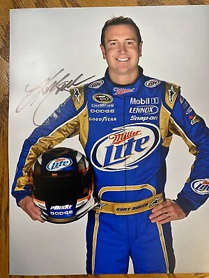 Kurt Busch Autographed 8x10 Picture Miller Lite Racing • $100