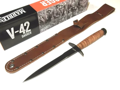 $36.87 • Buy MARBLES MR429 V-42 STILETTO Dagger Fixed Blade Knife 12 1/2  Overall China NEW!