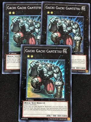 Yugioh Gachi Gachi Gantetsu Ys11-en042 1st Super X3(nm) • $3.99