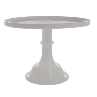 Mosser Glass 12  Milk Glass Cake Plate/stand • $104.52