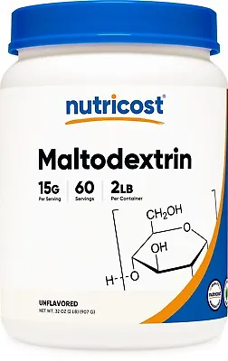 Nutricost Maltodextrin Powder 2LBS - Gluten Free Non-GMO • $17.98