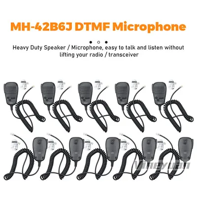 10PC MH-42B6J DTMF Microphone Yaesu FT-1807M FT-1900R FT-2600 FT-2800 FT-2800M • $160