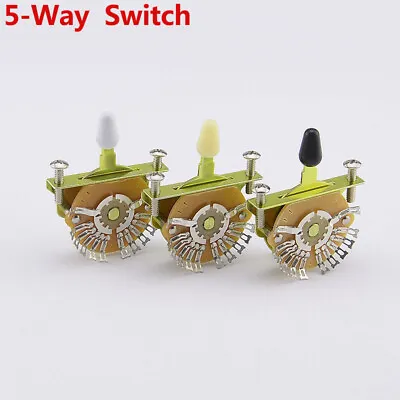 Guitar Switch 2-Pole Single Wafer 5-Way Super Switch For Electric Guitar • $23.16
