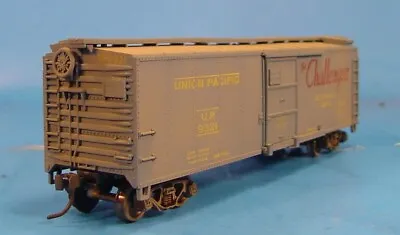 Ho Union Pacific 40' Steel Box Car Up 9321 Cv Trucks Kd's Train Miniature Tm211 • $12.95