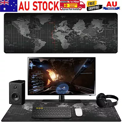 New Extended Gaming Mouse Pad Desk Keyboard Mat Large Size 800MM X 300MM • $14.99